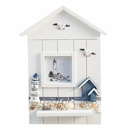 Decorative Key Boxes,Seabird Sea Tower Key Box Lighthouse Key Box for Hanging Keys Organizing Clutter (Lighthouse key box)