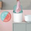 XYZMDJ Mini Washing Machine Automatic Household 3.8L Portable Ultrasonic Turbo Washing Machine Wash Underwear (Color : Pink)
