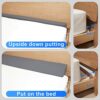 Talcusble King Size(76"x10"x6") Bed Wedge Pillow, Bed Gap Filler, Mattress Wedge, Headboard Pillow Fill The Gap (0-7") Between Your Headboard and