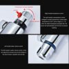 Thermostatic Shower Mixer,Intelligent Constant Temperature Anti-Scald Brass Shower Mixer Bar,Valve 1/2" Outlet,Chrome