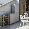 Terry, Jwood 368, 2 Door Cabinet with 1 Internal Shelving and 4 Shelves - 68x37.5x170 cm