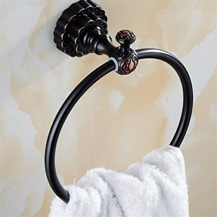 HIGOH Towel Racks, Bath Towel Holder,Bathroom Hand Towel,Towels,Solid Brass Towel Holder,Bath Shelf,Towel Rack Hangers,Bathroom Accessories Wall