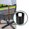 4 Pcs Patio Table Umbrella Hole Ring Picnic Umbrella Hole Plug Parasol Base Stand Replacement Parts Umbrella Base Insert Set Suit for Diameter 1,