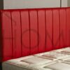 CROWNBEDSUK QUALITY APOLLO FAUX LEATHER HEADBOARD (blue, 4ft small double)