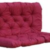 Ambientehome Set of 1 Bench Cushions - 120 x 98 x 8 cm - Red