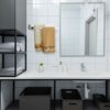 BGL Chrome Swivel Towel Rail,Stainless Steel Bathroon Kitchen Wall Mounted Towel Rack Holder with 2 Swivel Bars