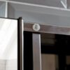 Bath Vida Tiano Bathroom Cabinet Double Door Mirrored Wall Mounted Stainless Steel Modern