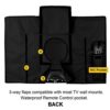 qiden Outdoor TV Cover Flat Screen Waterproof UV Protector for 22 to 70 Inch Screens. Universal, Weatherproof, Dust-proof Cover Fits Double & Sin