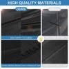 VANSHEIM 2-Seater Deep Lounge Sofa Cover Garden Outdoor Furniture Sofa Protector Outdoor Sofa Covers Waterproof 2 Seater Outdoor Rattan Sofa Cove