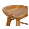 DINGZZ FurnitureR Bar Chair Pub Bar Height Barstool Industrial Dining Bar Stools Chairs for Coffee Shop, Bar, Home Balcony-White