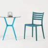 WALNUT Creative Plastic Chair Dining Chairs for Dining Rooms Restaurant Furniture Living Room Kitchen Cafe Dining Chairs (Color : A)