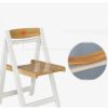 XJWWW-URG 2-Chair Dining Folding Butterfly Wooden Solid Wood Kitchen Furniture Natural Solid XJWWW-URG