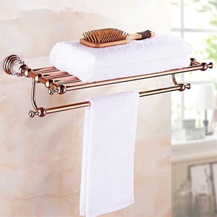 HIGOH Towel Rack Bathroom Accessories Towel Rack, Towel Holder, Towel Hanger, Brass Bath Hardware Bathroom Hardware