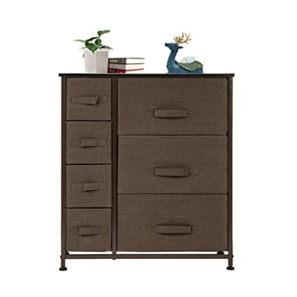 FGHOEV Folding Storage Cabinet Non-woven Fabric Closet Multi-layer Drawer Bedroom Furniture Bedroom Furniture Clothing Organizer