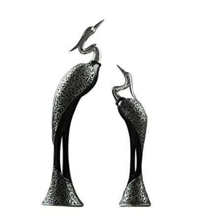 LLLY Hand-painted Resin Crafts Abstract Animal Peacock Ornaments Sculpture Living Room Decorations Nordic Decorative Wine Cabinet