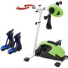 Electric Rehabilitation Exercise Bike, Motorized Leg and Arm Pedal Exerciser With LCD Monitor, Elderly Home Stroke Hemiplegia Rehabilitation Trai