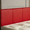 CROWNBEDSUK QUALITY FAUX LEATHER ALTON HEADBOARD IN 2ft6,3ft,4ft,4ft6,5ft,6ft NEW!!!!! (6FT SUPER KINGSIZE, BLUE)