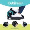 Cubii Move, Under Desk Elliptical, Bike Pedal Exerciser, Seated Elliptical, Work from Home Fitness, Mini Elliptical Machines for Home Use, Exerci