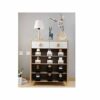 Bayou Shoe Slots, 8 PCS Shoes Slots Organizer, 4-Level Adjustable Shoe Stacker, Upgraded Shoe Space Saver, 50% Space-Saving Shoe Holders.