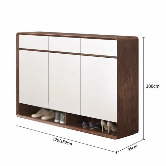 JYDQM Shoe Cabinet Entry Partition Cabinet Light Luxury Foyer Storage Shoe Cabinet (Color : D, Size : 120 * 35 * 100CM)