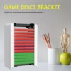 Queen.Y Game Disc Box Storage Rack Holder Durable for PS5 Storage Shelf Hold 36pcs Game Discs (12 PS5 Games Disc Holder)