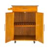 DINGZZ Storage Trolley With Table Top Drawers And Cabinets Practical Removable Kitchen Trolley Storage Assistant