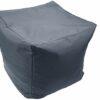 Artistic Fashionista* New Waterproof Square Cube Bean Bag Indoor Outdoor Garden Footstool Rest Seat Pouffe Ottoman Beanbag 40x40x40 cm (Purple)