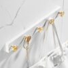 VERDDE Bathroom Towel Towel Rack Marble Toilet Bathroom Shelf Bathroom Hardware Set
