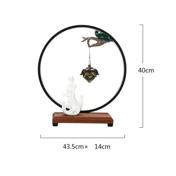 DLOETT Reverse Flow Incense Hand Hanging Furnace Decoration Household Aromatherapy Furnace Reverse Flow Incense Burner