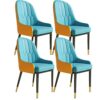 dining chair Kitchen Dining Room Furniture Chairs Dining Chairs Set Of 4 Kitchen Living Room Chairs Modern Leather High Back Soft Seat Lounge Cha