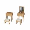 BVDSG Solid Wood Dressing Table Small Apartment Minimalist Dresser for Bedroom Single Dressing Table Storage Cabinet