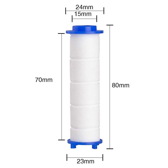 Handheld Shower Purifier Cotton Water Filter Shower Head PP Filter Cartridge, High Pressure Shower Head- Hand Shower Replacement Filter PP Filter