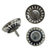 AONAT Sink Strainer Plug,Kitchen Sink Stainless Steel Thicken Strainer Waste Plug,Sized for UK Sinks(Diameter:80mm)