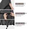 ULTCOVER Patio Umbrella Cover - 600D Waterproof Outdoor Offset Banana Style Umbrella Cover - Fits Cantilever Offset Umbrella 12-14 Feet, Black