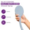 Blue Canyon Solo II Bath Mixer Shower Spray| Bathroom Accessory| Premium Shower Attachment for Bath taps| Push-on-Fitting| Suitable for Round & O
