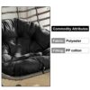 Warmiehomy Swing Hanging Chair Cushion Thicken Hanging Basket Chair Cushion Egg Chair Swing Cushion with Pillow for Outdoor Indoor Egg Hanging Ba