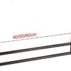 Towel Rail,bathroom towel rack Bathroom Towel Bar Rail Aluminum Rustproof Not Faded Black Bathroom Accessories bathroom towel rack,60Cm,60Cm (60C