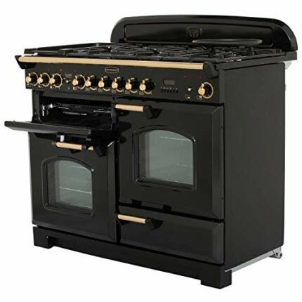 Rangemaster CDL110ECCY/C Freestanding A Rated Electric Range Cooker -Cranberry/Chrome