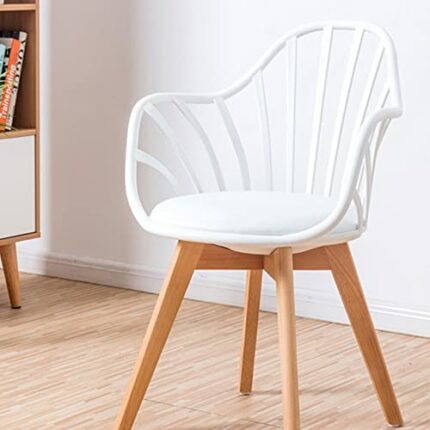 n/a Dining Room Chairs Backrest Armchair Living Room Plastic Folding Chair Dining Table Scandinavian Design Furniture (Color : D, Size : 1code)