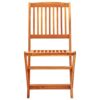 vidaXL 8x Folding Garden Chairs Outdoor Patio Terrance Backyard Furniture Wooden Foldable Dining Dinner Chair Seat Solid Eucalyptus Wood