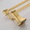 bathroom towel rack Gold Double Towel Bar Brass Towel Rails Heavy Duty Towel Holder Wall Mounted Towel Storage Rack for Bathroom, Kitchen, Hotel,