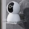 Cabilock 2 Pcs Acrylic Floating Wall Shelves Small Wall Shelf Speaker Stand for Security Cameras Baby Monitors Speakers