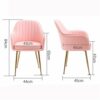dining chair Kitchen Dining Room Furniture Chairs Dining Chairs Set Of 4 Living Room Armchair Modern Leather High Back Padded Soft Chairs Metal L