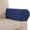 Stretch Armrest Covers Spandex Arm Covers for Chairs Couch Sofa Armchair Slipcovers for Recliner Sofa Slipcovers Anti-Slip Armchair Caddy Organiz