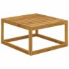 vidaXL Garden Lounge Set 5 Piece, Outdoor Sofa Set, Garden Furniture Set Corner Sofa Footrest, Farmhouse Style, with Cushions Solid Wood Acacia