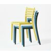 WALNUT Creative Plastic Chair Dining Chairs for Dining Rooms Restaurant Furniture Living Room Kitchen Cafe Dining Chairs (Color : A)