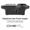 Universal Corded Phone Desktop Wall Mount Wired Telephone DTMF/FSK Mode Corded Phone with Speakerphone and Caller ID/Call Waiting for Home Office