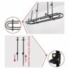 Ceiling Stylish Simplicity Wine Rack Simple Creative Display Decoration Wine Glass Holder Household Goblet Holder Adjustable Height Restaurant Ki