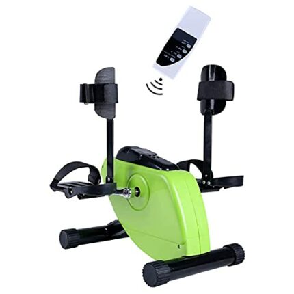 Electric Pedal Exerciser Medical, for Leg Arm and Knee Recovery Exercise Exercise Bike and Pedal Exerciser for Disabled and Elderly (Green)