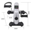 TWDYC Home Exerciser Cycling Fitness Mini Pedal Exercise Bike LCD Display Indoor Cycling Bike Stepper for the Aged Young Lose Weight